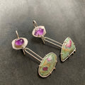 Bohemian Irregular Geometric Enamel Colorful Earrings