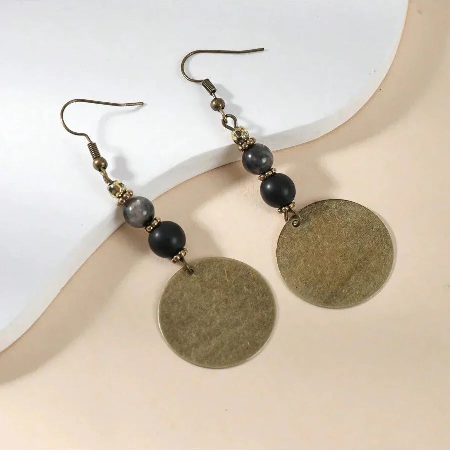 Beaded Dangle Drop Earrings