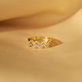 Handcrafted Highs & Lows Ring for Daughter