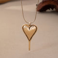 Bohemian Minimalist Heart Pendant Necklace