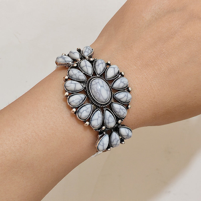 Retro Ethnic Turquoise Bracelet