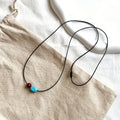 And Cinnabar Round Beaded Pendant Necklace