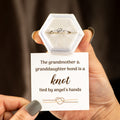 Timeless Bond Silver Knot Ring for Mother & Daughter