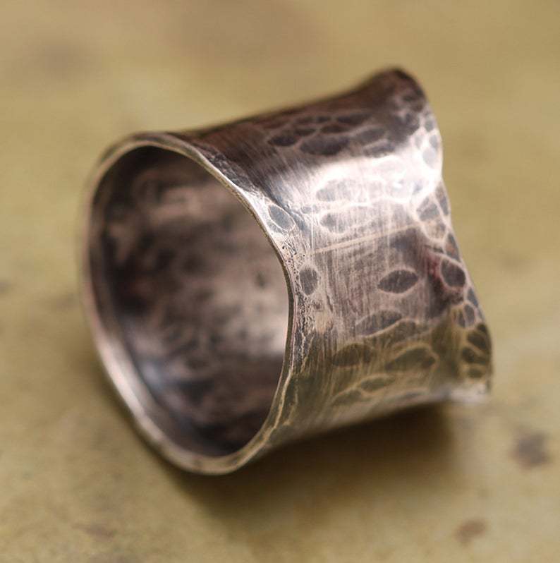 Vintage Silver Plated Flower Design Ring