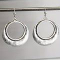 Bohemian Large Open Circle Tribal Style Hoop Earrings
