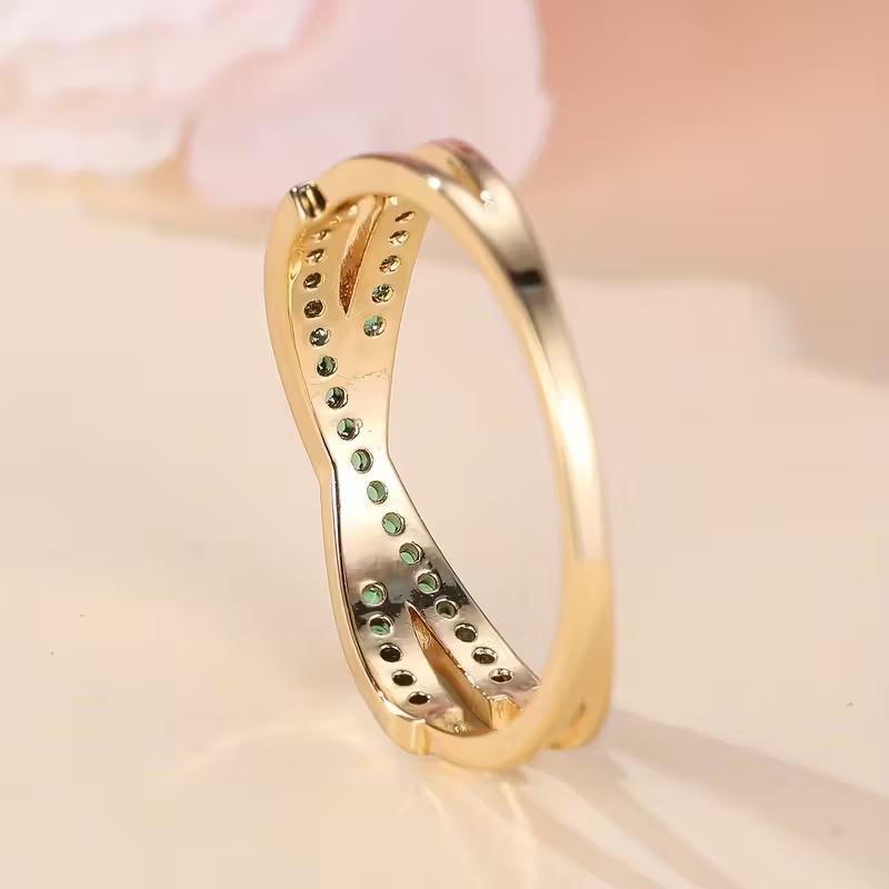 Twilight Crisscross Ring