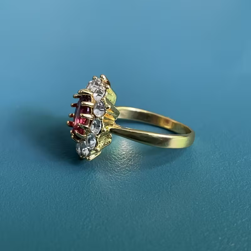 Regal Halo Ring