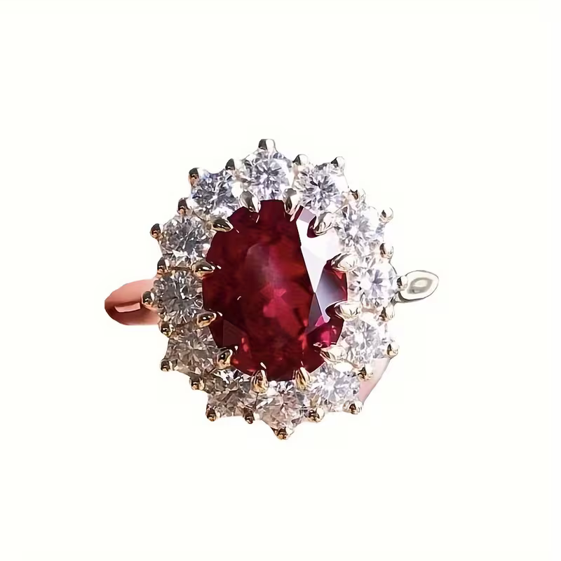 Regal Halo Ring