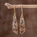 Heavenly Imperial Jasper Teardrop Earrings