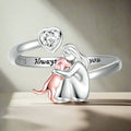 Olivia – Adjustable Dog Embrace Ring in (Rose)
